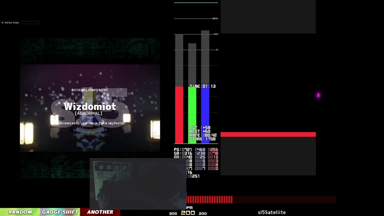 ZUN remixed by LeaF - Wizdomiot[ABNORMAL] (sl5) EASY clear (czysty)