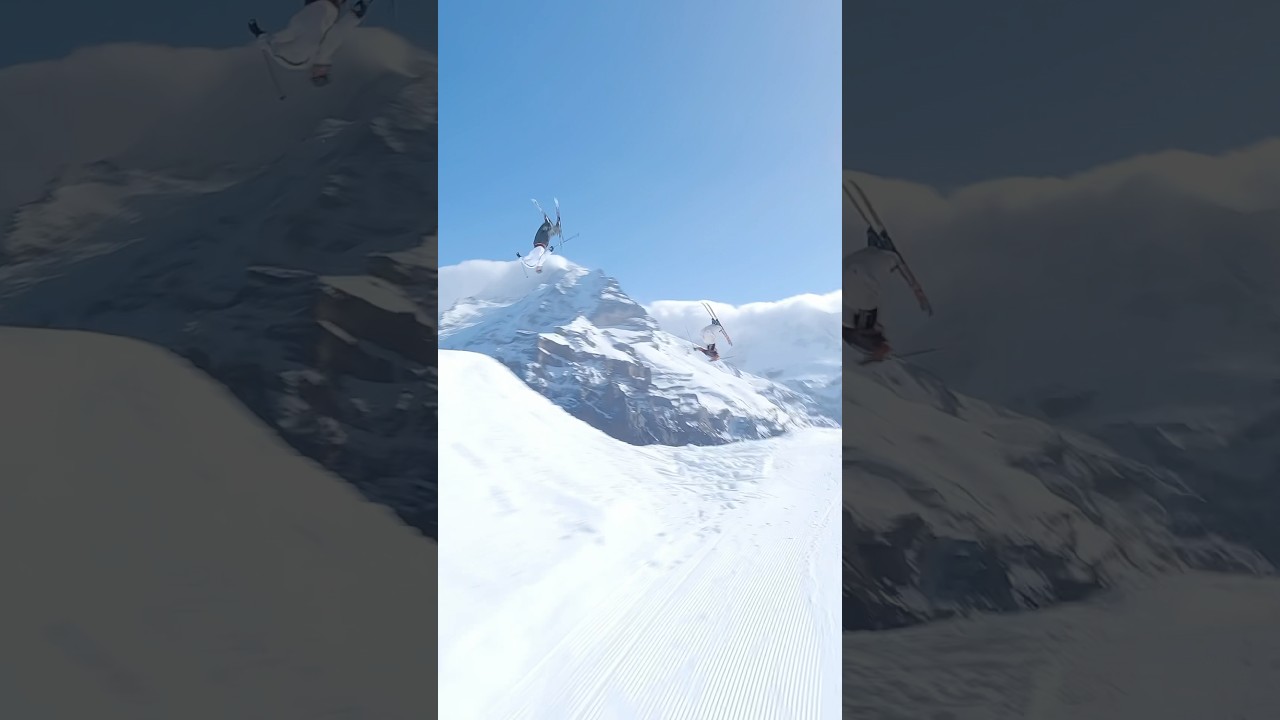 New Core Shots alert 🚨 Thierry Wili & Adrien Vaudaux blowing up Schilthorn