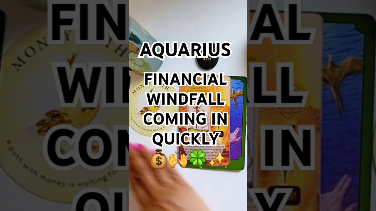AQUARIUS ♒️ FINANCIAL BREAKTHROUGH 💰✨️🍀🙌 #aquarius #tarot #money #career #success