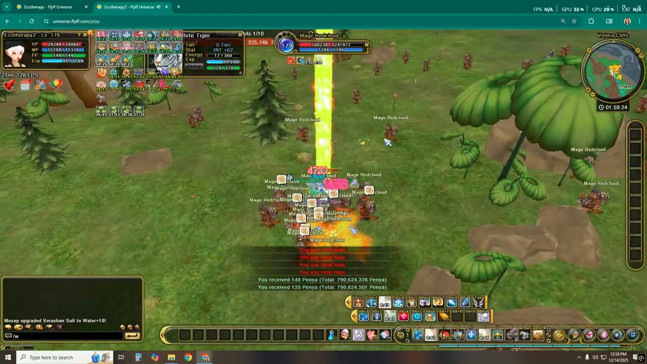 Seraph Main | Solo Leveling Guide Flyff Universe | Best Lure & Mob Control Tips