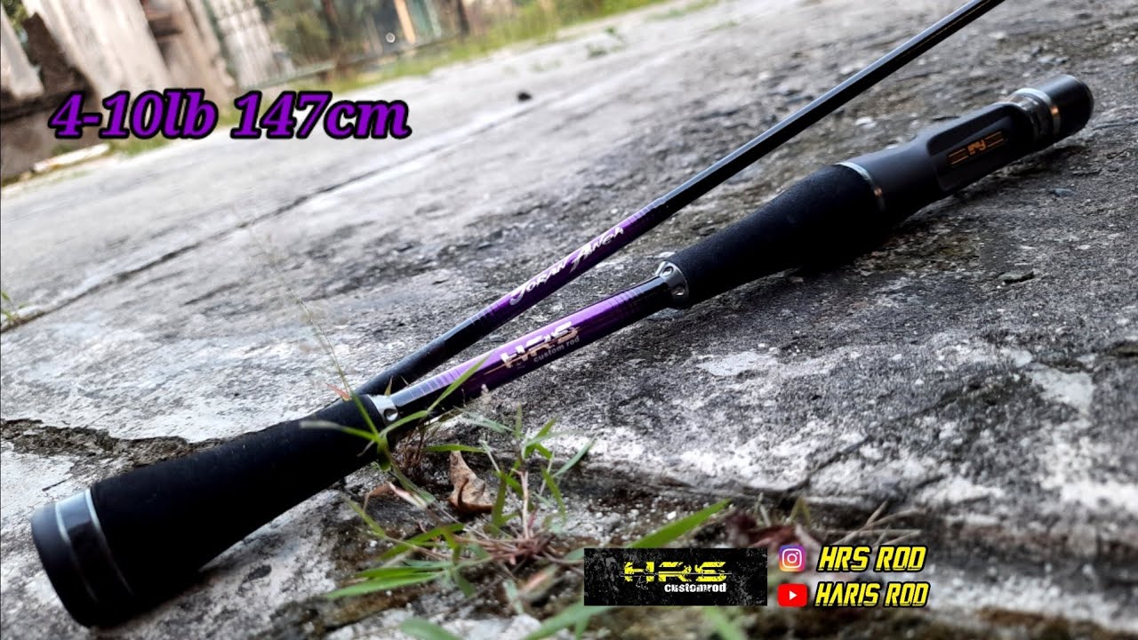 joran spesial gabus, Custom rod joran aneh 147cm 4-10lb solid carbon