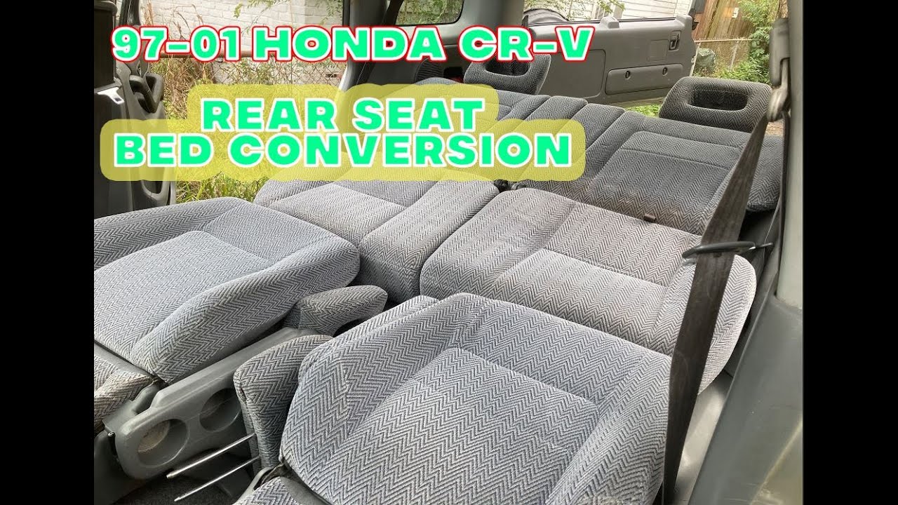 97-01 HONDA CRV RD1 REAR SEAT BED CAMPER CONVERSION OEM DETAILED STEP BY STEP