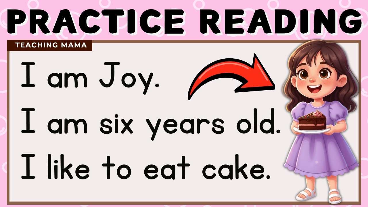 LET'S READ! | ENGLISH READING | SIMPLE SENTENCES FOR KIDS GRADE 1 & KINDER | TEACHING MAMA