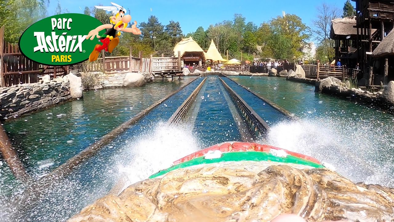 Most INSANE Log Flume POV - Menhir Express at Parc Asterix France