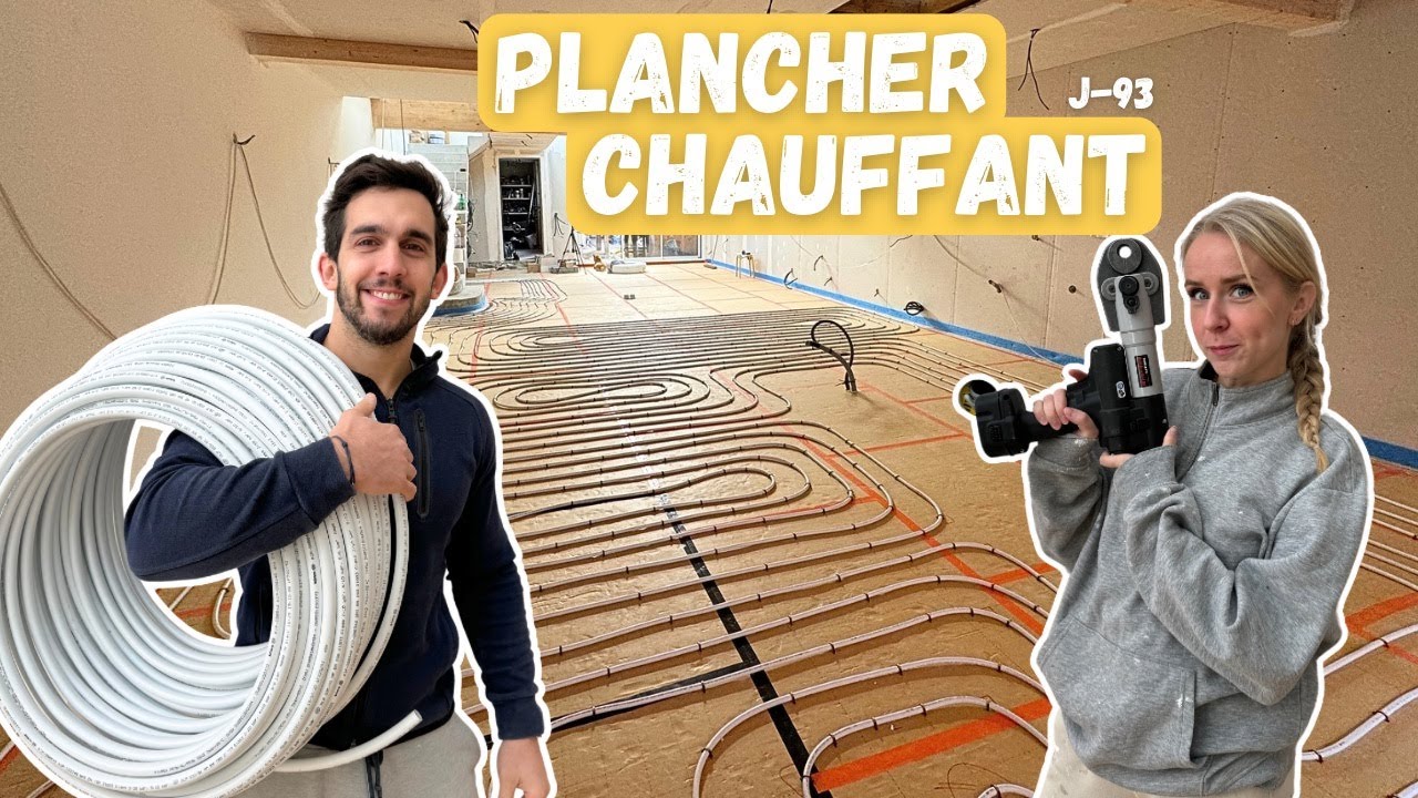 ON EVITE UNE GROSSE ERREUR 😅 - PLANCHER CHAUFFANT - VLOG Rénovation Hangar #55