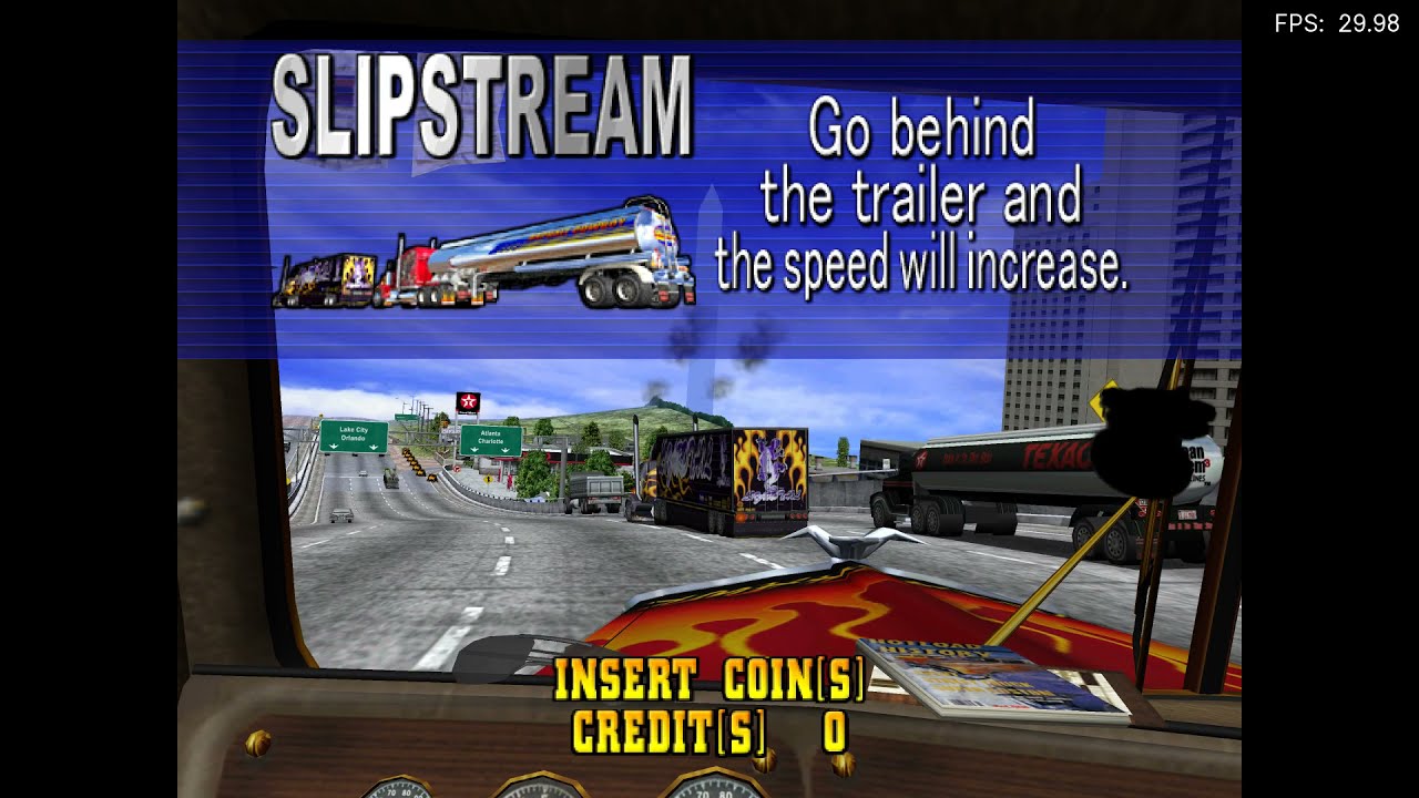 18 Wheeler: American Pro Trucker - Sega NAOMI Attract Mode - lr-flycast Vulkan [HD]