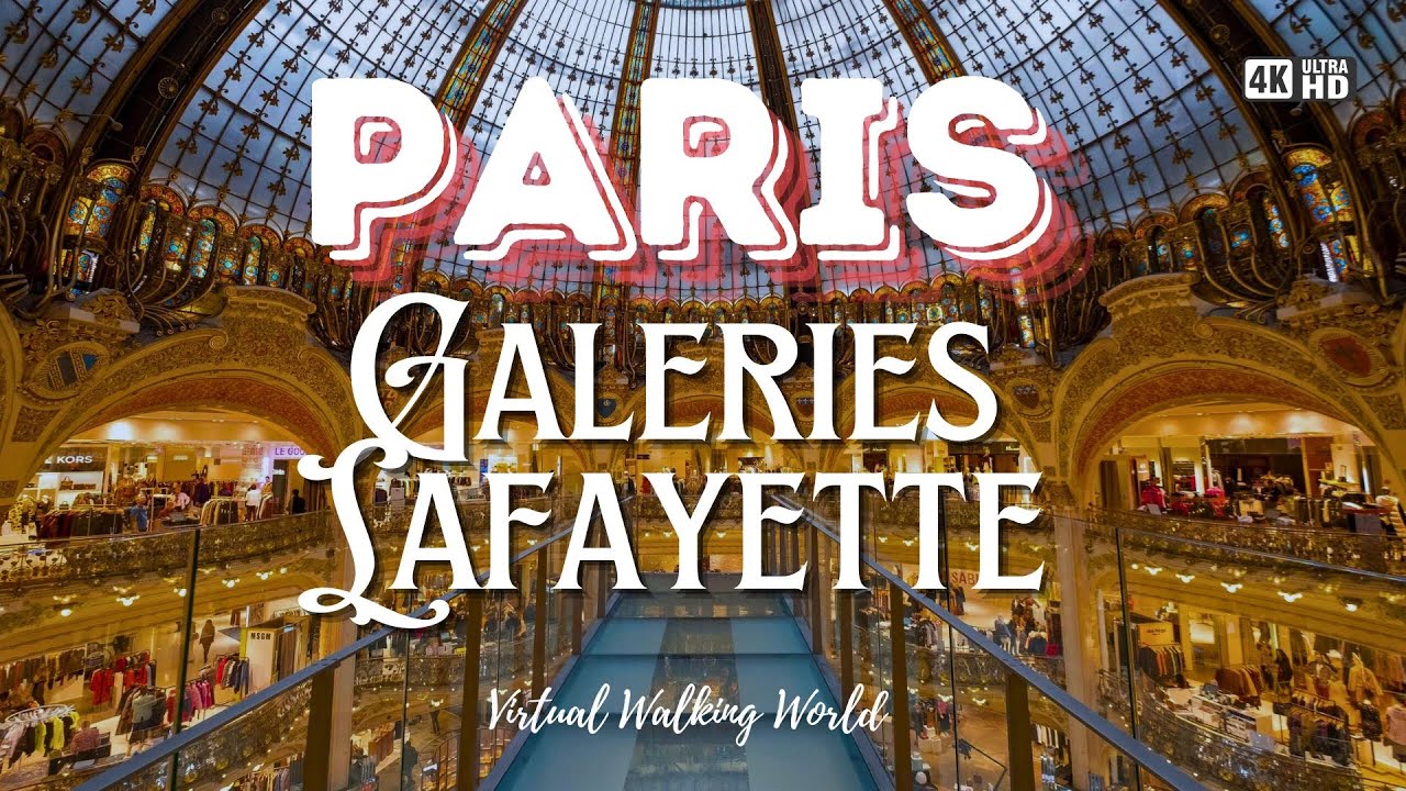 The Best Shopping ever! Galeries Lafayette Paris Haussmann walking tour
