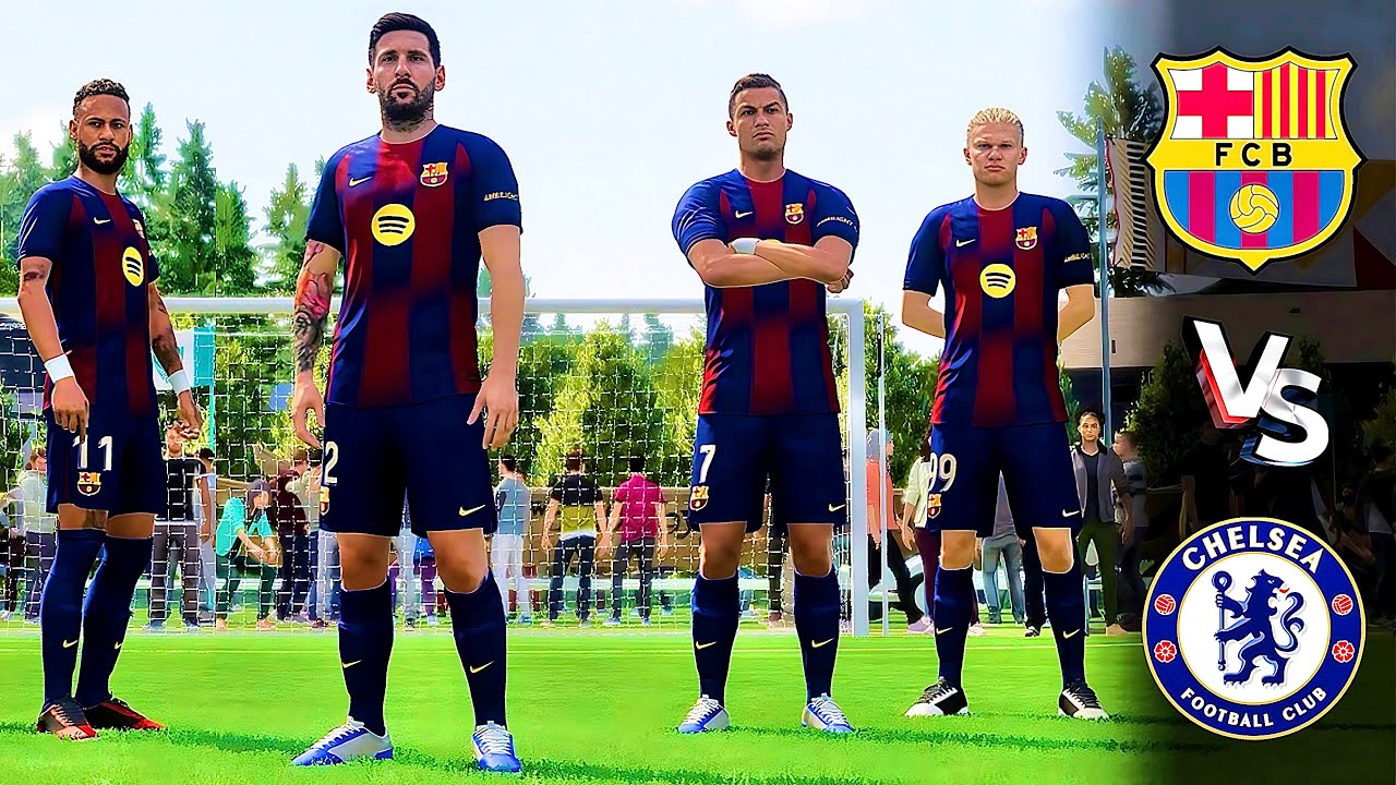 FIFA VOLTA 26 - MESSI, RONALDO, NEYMAR, HAALAND ALL STARS | BARCELONA vs CHELSEA