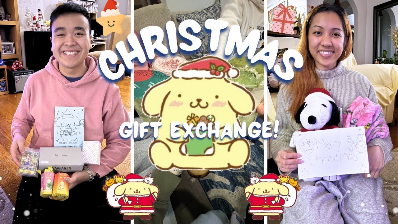 Gift Exchange with Frank + Hanging Out with Her Friends
