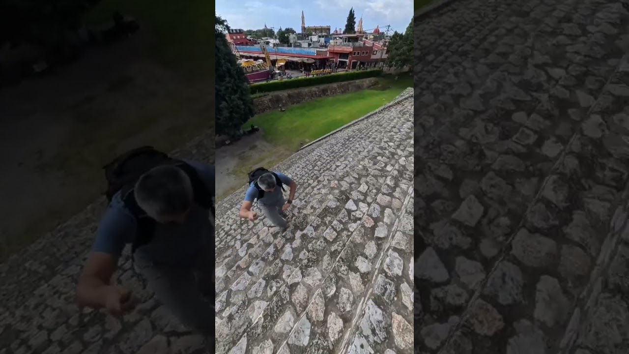 Great pyramid of Cholula, Puebla Mexico Insta360x5