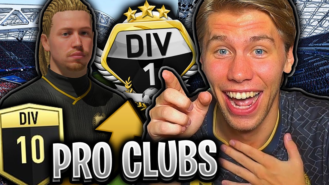 Vi bestemte oss for å spille PRO CLUBS helt til vi kommer til Division 1... 👀🏆 (Pro Clubs #1)