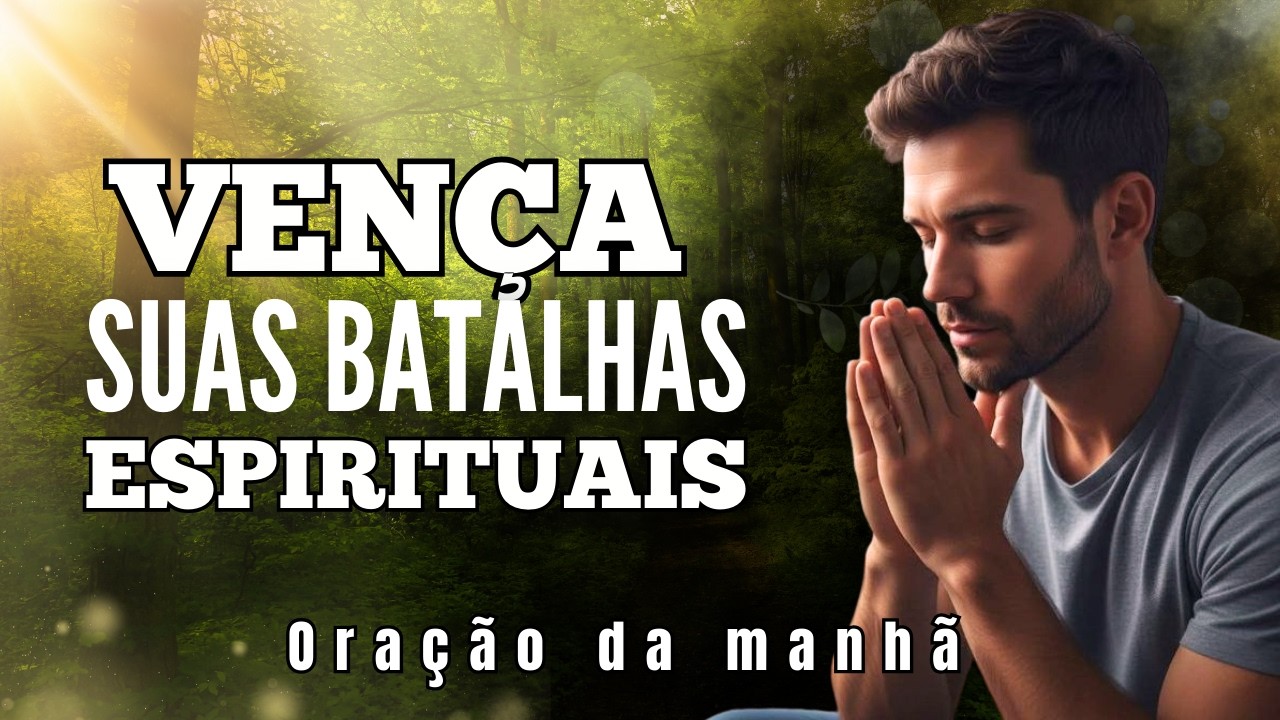 Sabedoria para batalhas espirituais, senhor ensina nos a orar e sermos sabios.