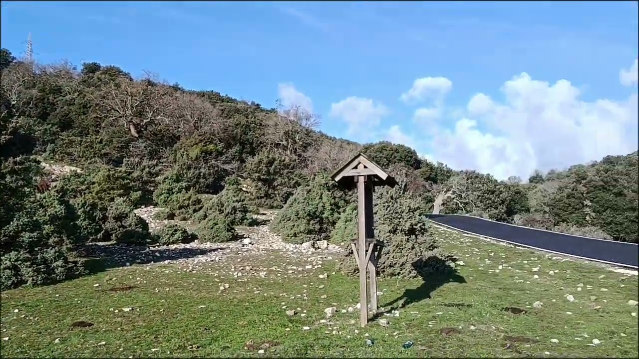 Valico del lupo sul monte Barone, Parco nazionale del Gargano 