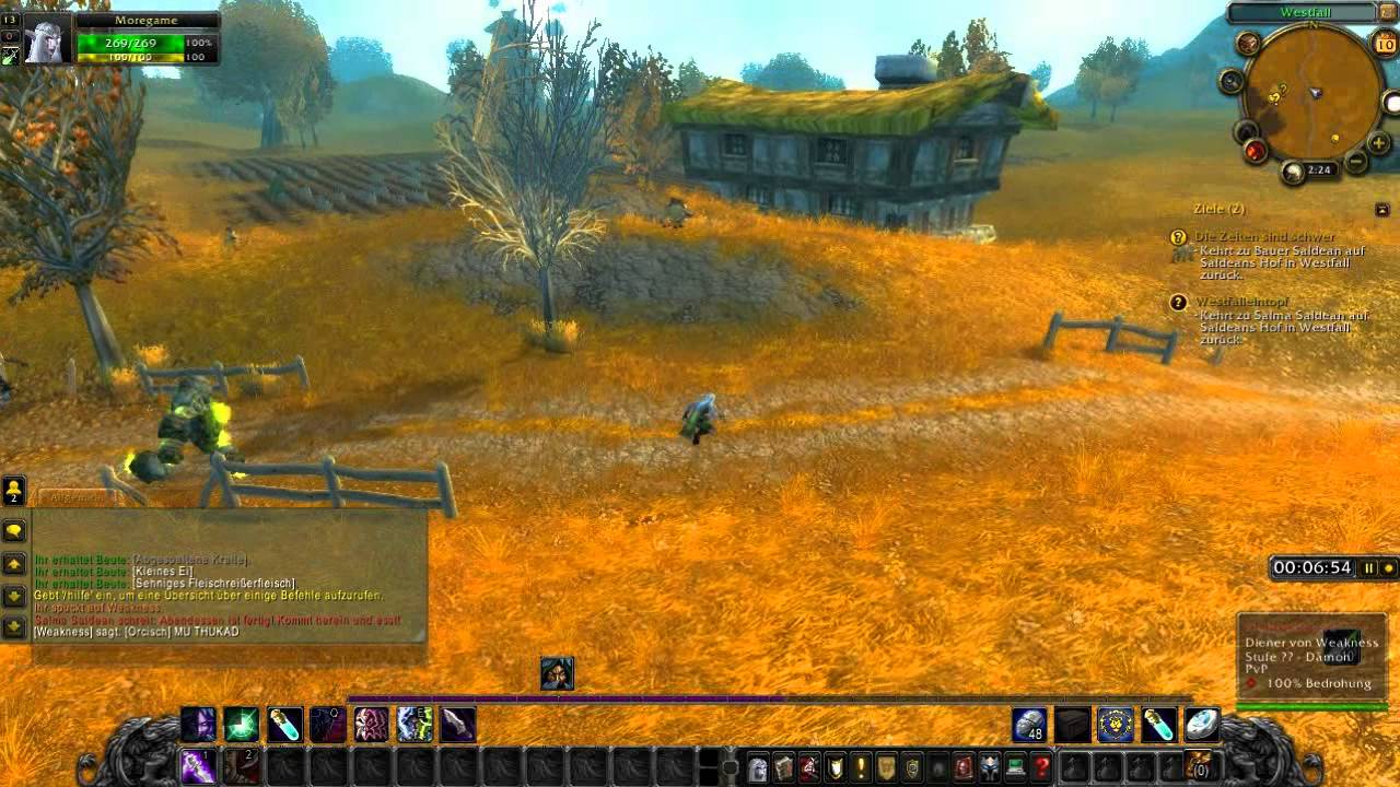 Let's play World of Warcraft [German] #014 - Questen mit z0mb3yZock