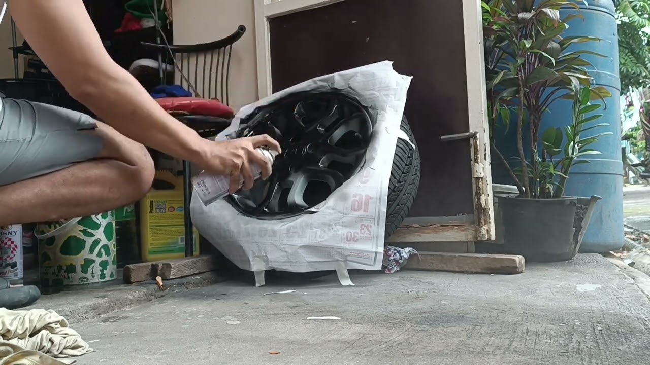 DIY Mags and Caliper Repainting tutorial using Bosny spray paint