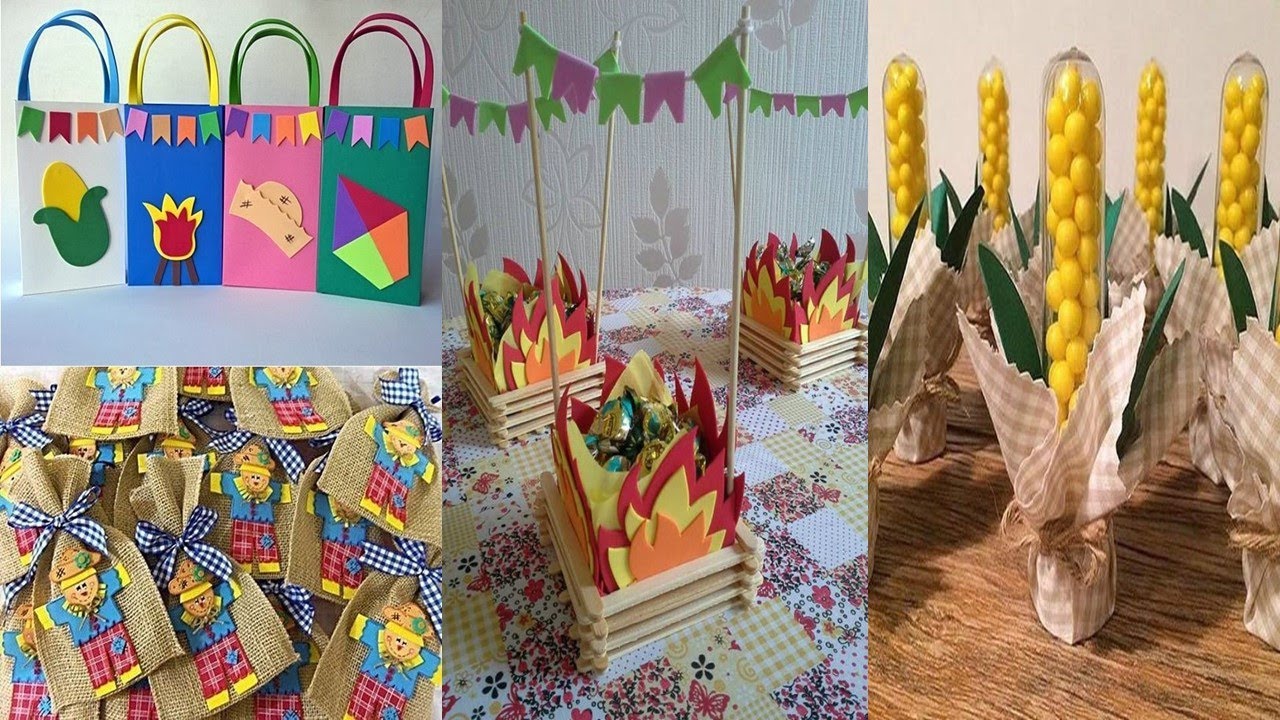 IDEIAS DE LEMBRANCINHAS PARA FESTA JUNINA 2021