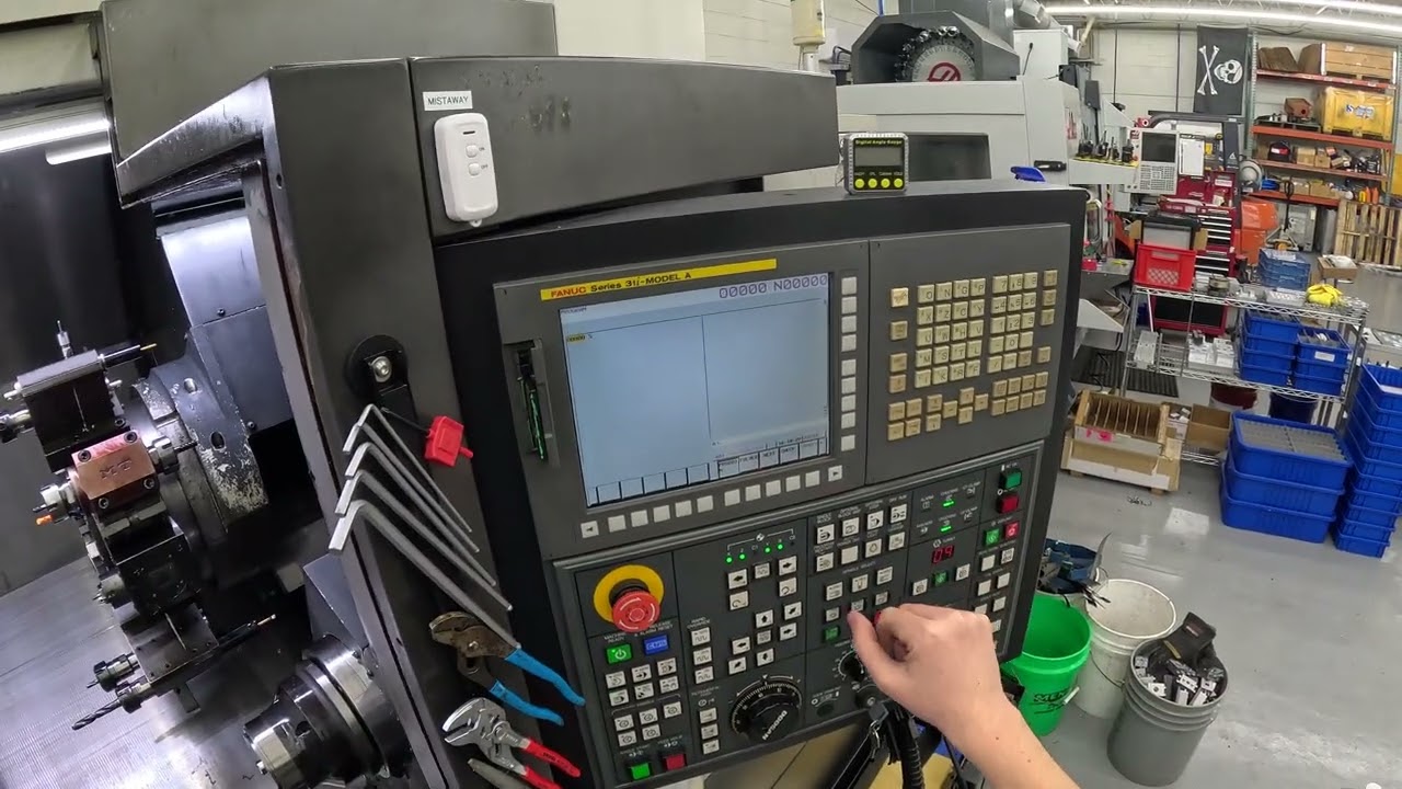 Reference Return and Spindle Warmup - Doosan Puma 2100SY