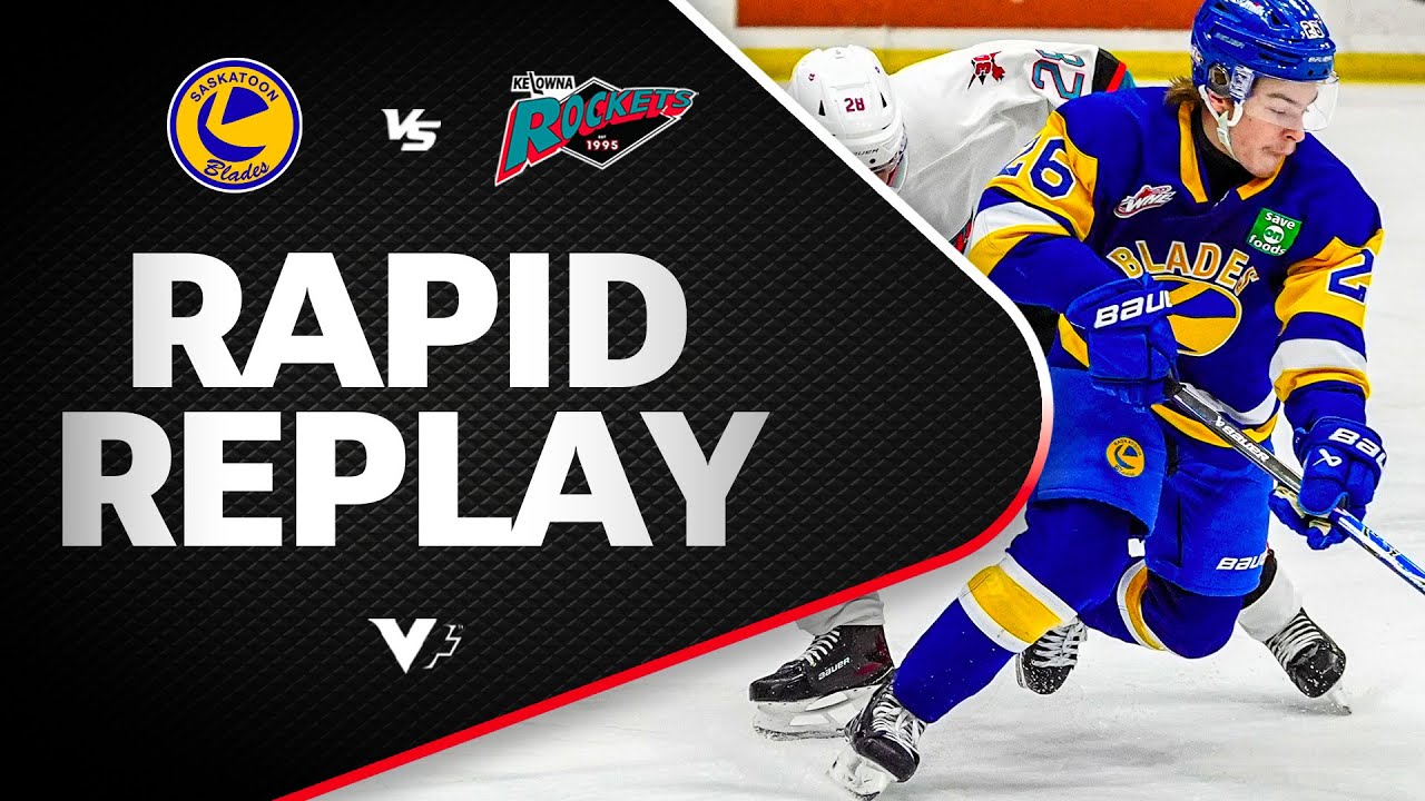 Wednesday, Dec. 17 HIGHLIGHTS | Saskatoon Blades (2) vs Kelowna Rockets (3) (OT)