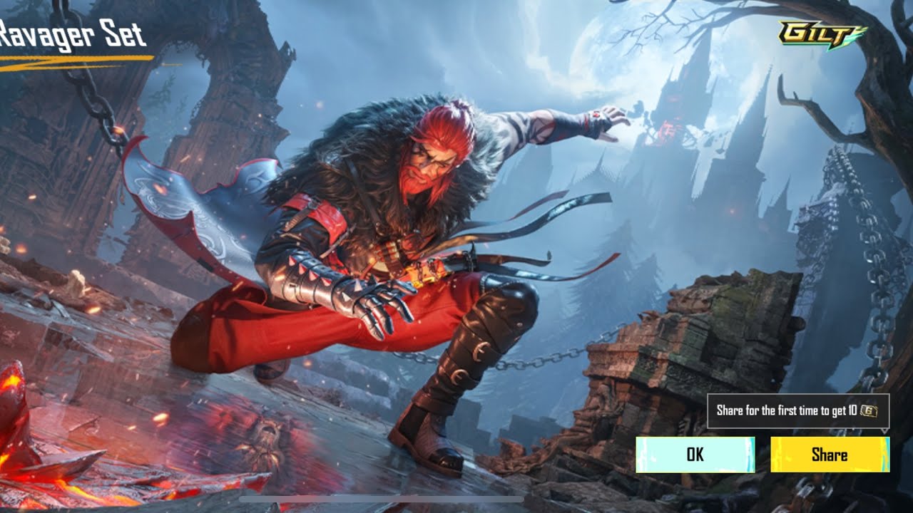 New Feral Ravager Ultimate Set | First ever ultimate Helmet | Mythic AUG skin | PUBG Mobile