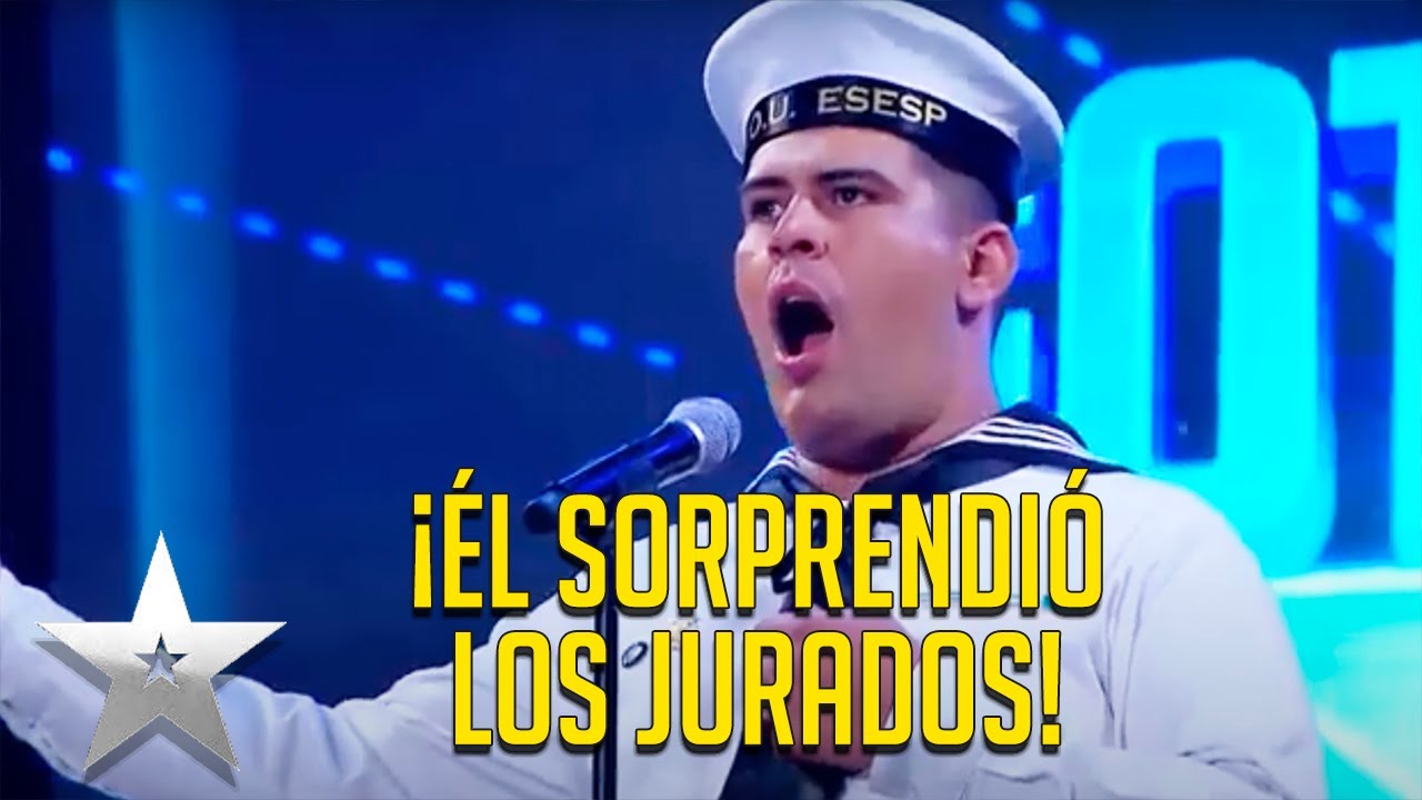 ¡WOW! DIEGO sorprendió con su voz y se ganó un BOTÓN DE ORO |  Got Talent Español