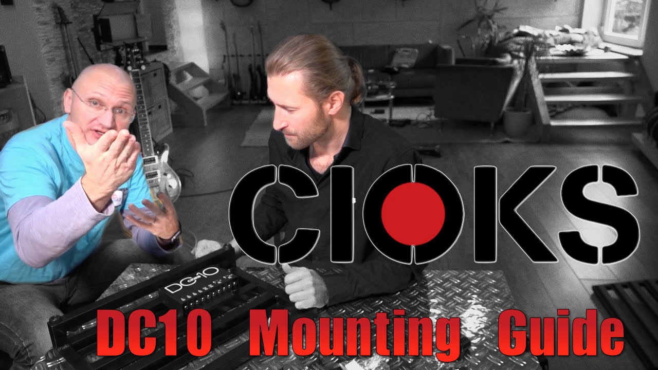 CIOKS - DC10 Mounting Guide under Pedaltrain boards