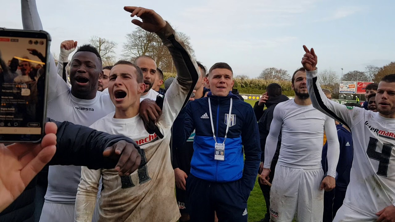 Le cri de guerre du FC Dieppe avec ses supporters