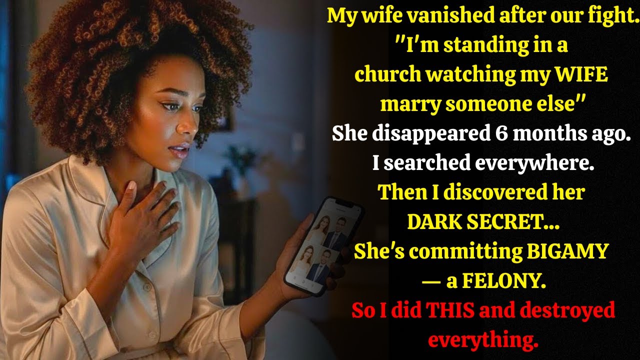 My wife vanished after our fight — then I saw her wedding photos with another man…