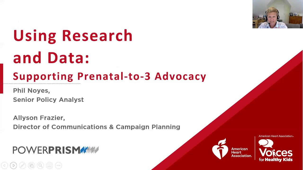 Using Research and Data to Support Prenatal-to-3 Advocacy