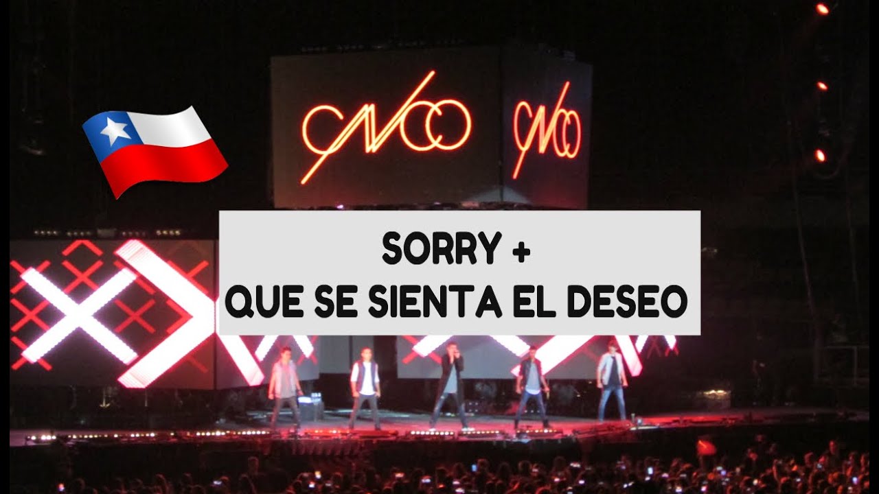CNCO en Chile-Sorry + Que se sienta el deseo
