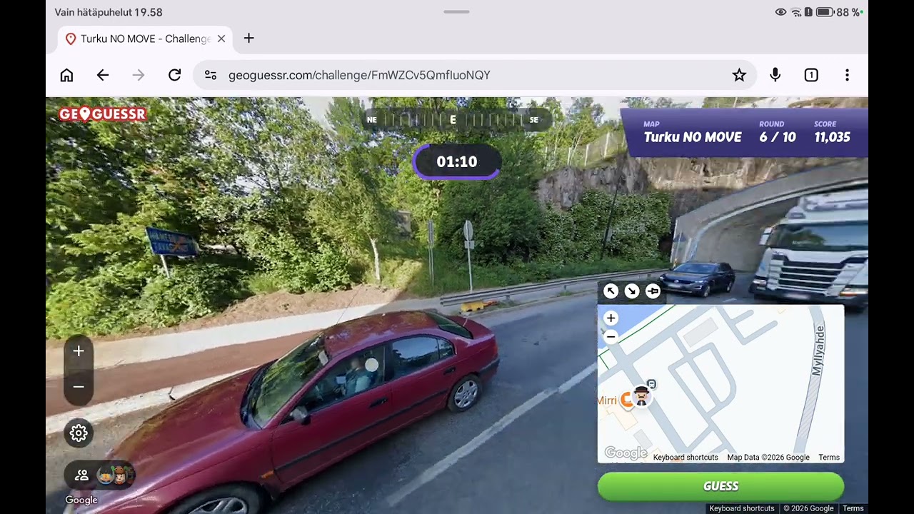 Geoguessr kännyhaaste 2