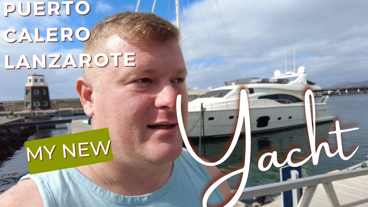Puerto Calero #lanzarote  A Beautiful Port, Yachts & Breakfast at Café Azure