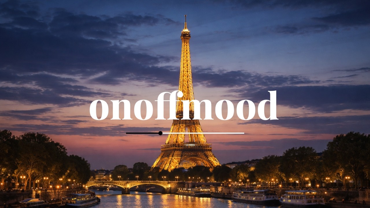 노을진 에펠탑을 바라보며 🗼 | 새벽에 듣는 감성 로파이 알앤비 🎶🎧 | Emotional Lo-fi R&B at the Eiffel Tower in Paris