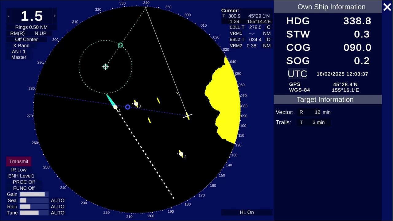 NavSimulator: How to Use the Radar Module for Navigation and Target Tracking