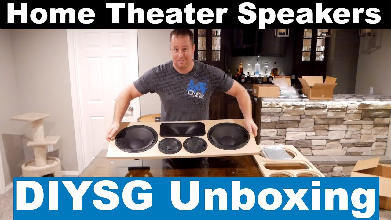 New DIY Sound Group Home Theater Speakers!! DIYSG 1299s and Volt 10s