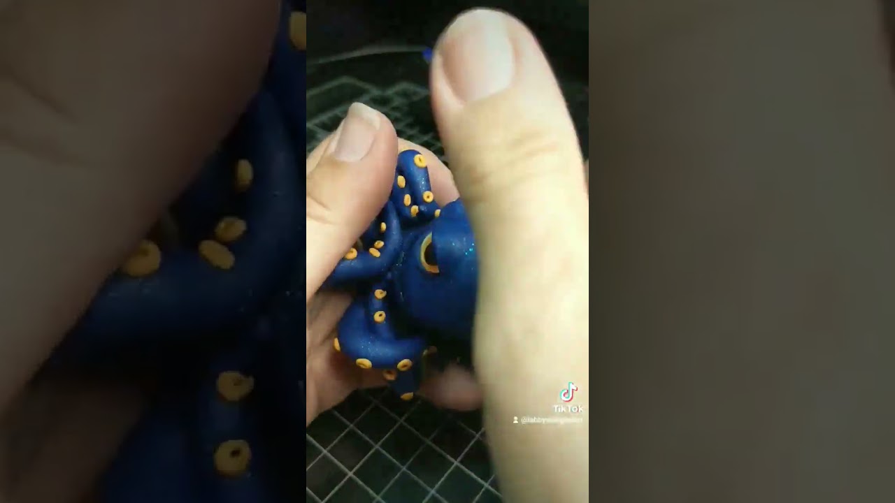 Octopus stash jar. #stashjar #polymerclay #diy #octopus #sculpey #art