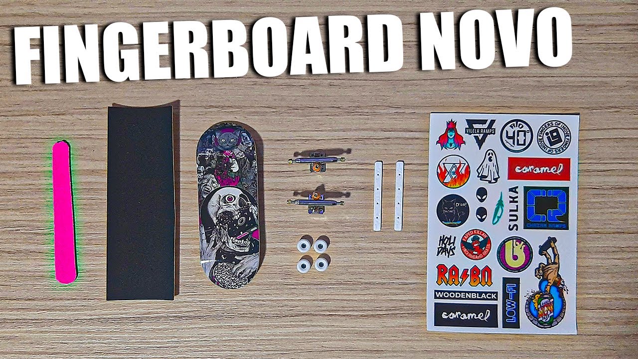 MONTANDO MEU NOVO FINGERBOARD DA CUSTOM SHOP!!