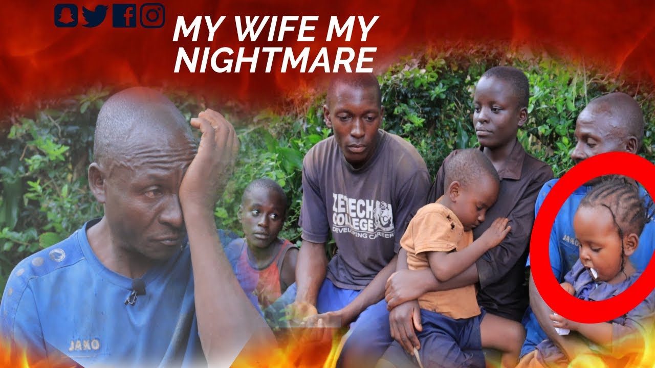 IT'S TOO PAINFUL SHE LEFT ME WITH A ONE YEAR OLD  DAUGHTER AND 5 MORE KIDS NANZIA WAPI