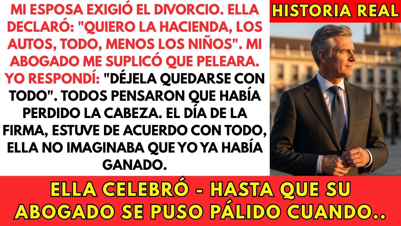 Mi Esposa Se Quedó Con Todo En El Divorcio — Ella No Tenía Idea De Lo Que Realmente Estaba Tomando Y