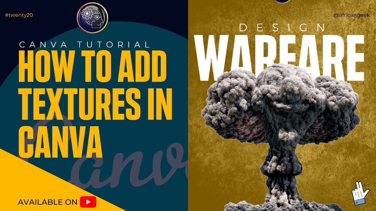 Canva Tutorial for beginners -Advanced Tutorial on how to add textures in Canva!
