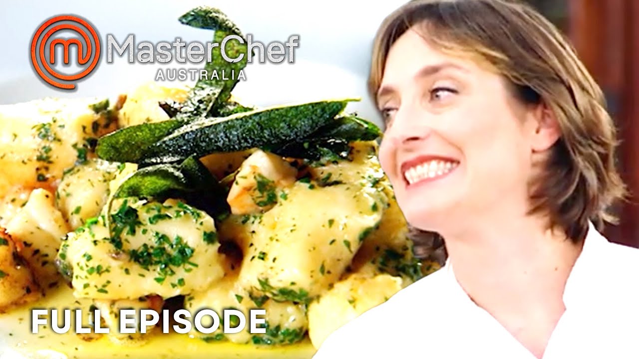 Chris Cooks Alex Herbert's Signature Dish: Gnocchi with Sautéed Prawns | MasterChef Australia