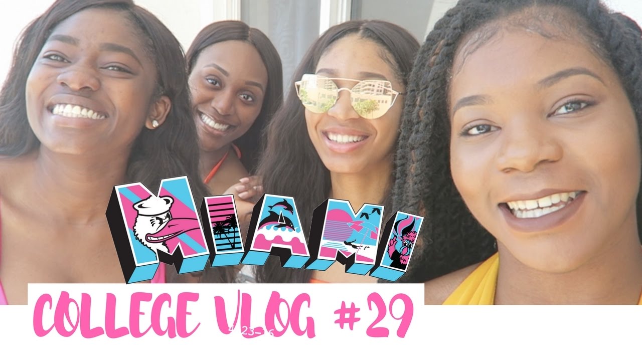 COLLEGE VLOG #29 - We Out To MIAMI! Spring Break Edition