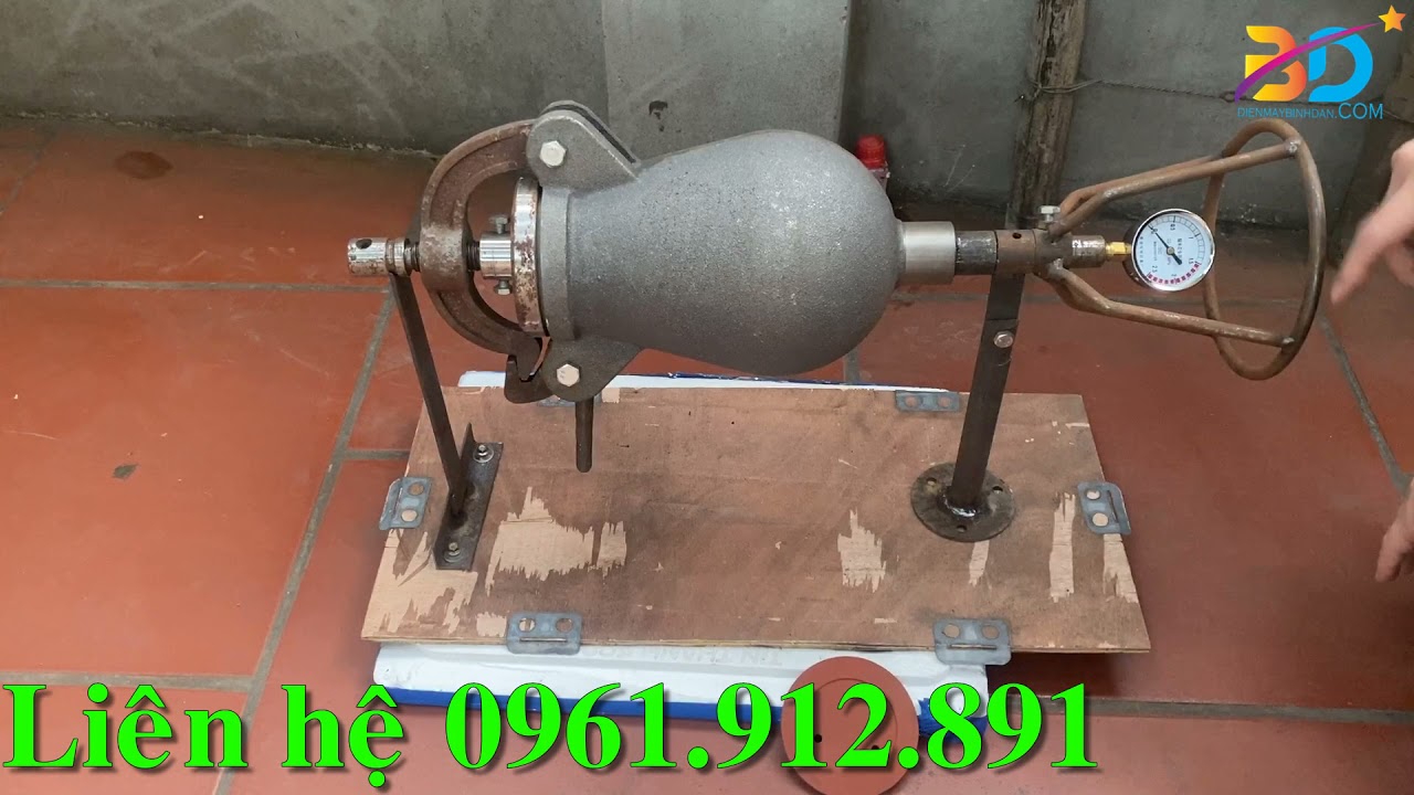 Bán cối nổ bỏng ngô, bỏng gạo đốt bằng than củi đa năng