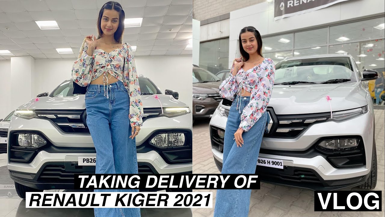Taking Delivery of Brand New Renault Kiger 2021 | Surprise Car Gift For Parents @RenaultIndiaVideos