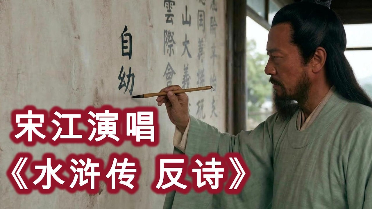 【AI】宋江演唱《水浒传 反诗》／宋江が歌う『水滸伝・反詩』中国語（簡体字）版