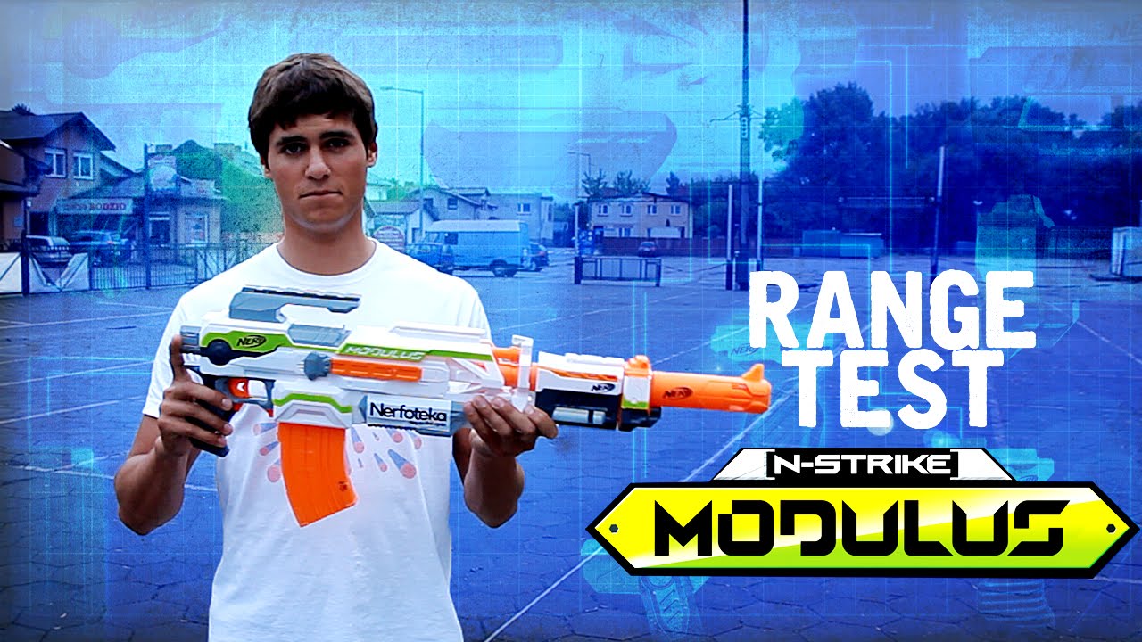 Nerf Modulus ECS-10 - Range Test (test zasięgu)