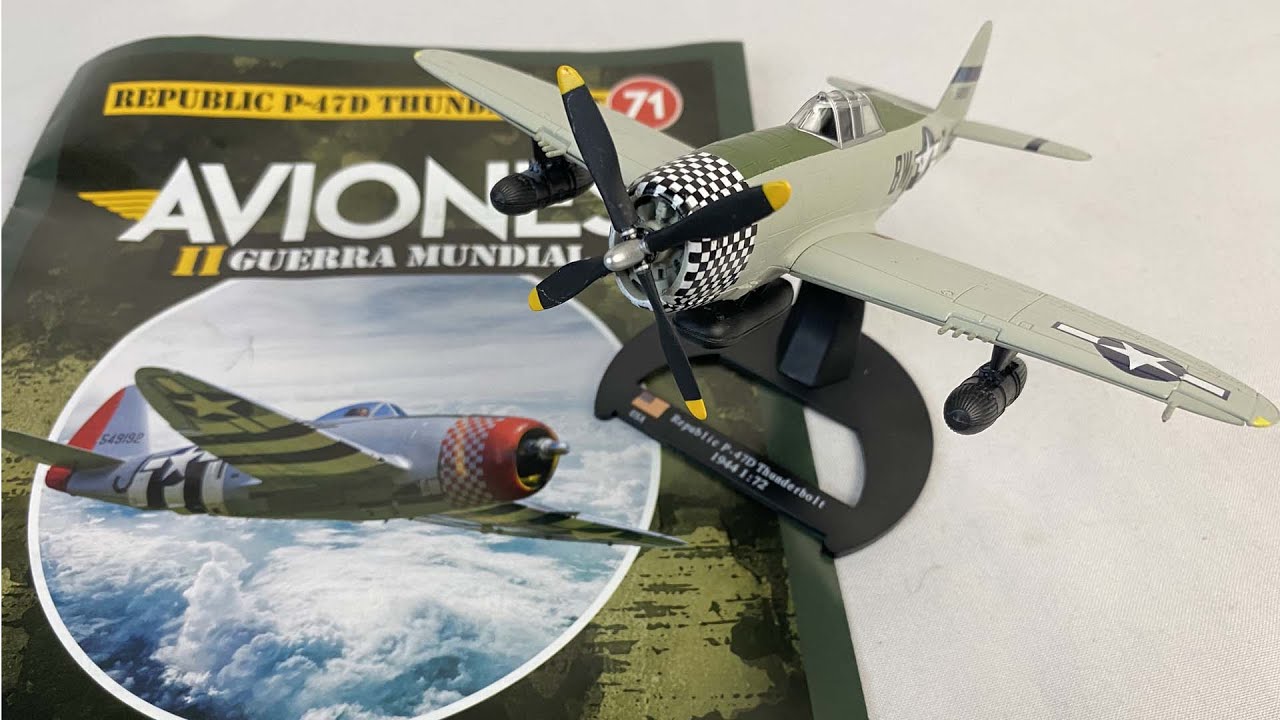 P47-D - 71 Aviones de combate WW2 SALVAT MÉXICO.