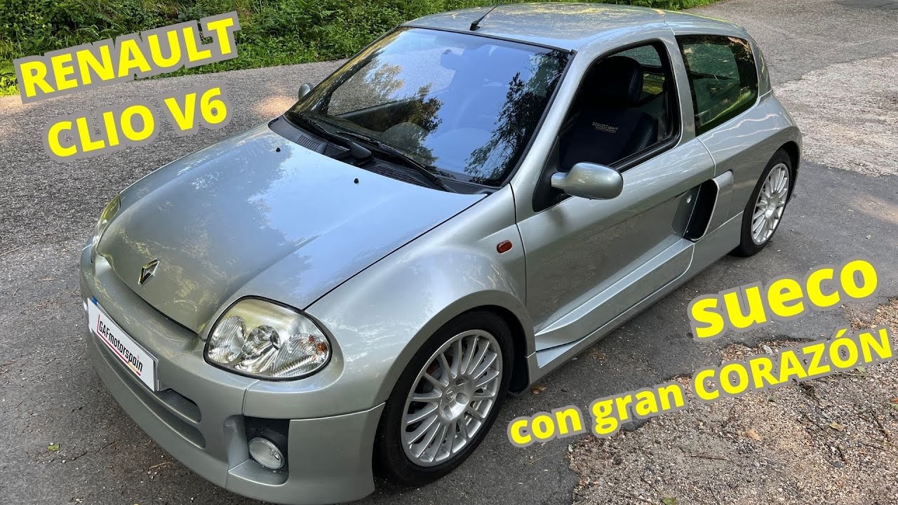 RENAULT CLIO V6, SUECO con GRAN CORAZÓN