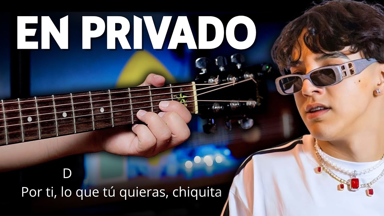 En Privado - Xavi, Manuel Turizo | Tutorial GUITARRA Acustica | Letra y Acordes | GuitarEP