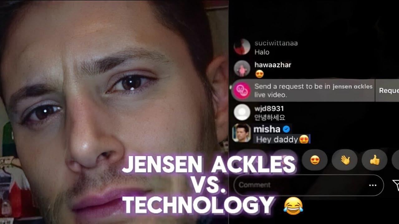 Jensen Ackles vs. Technology😂