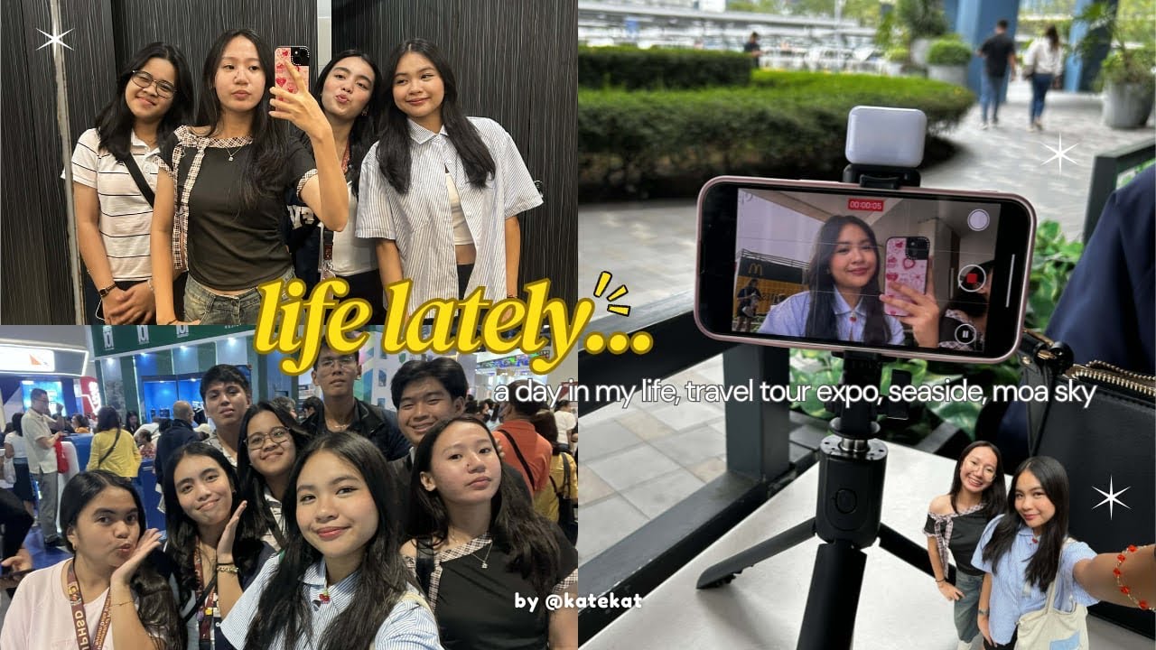 Life Lately | a day in my life, travel tour expo 2026, sm moa